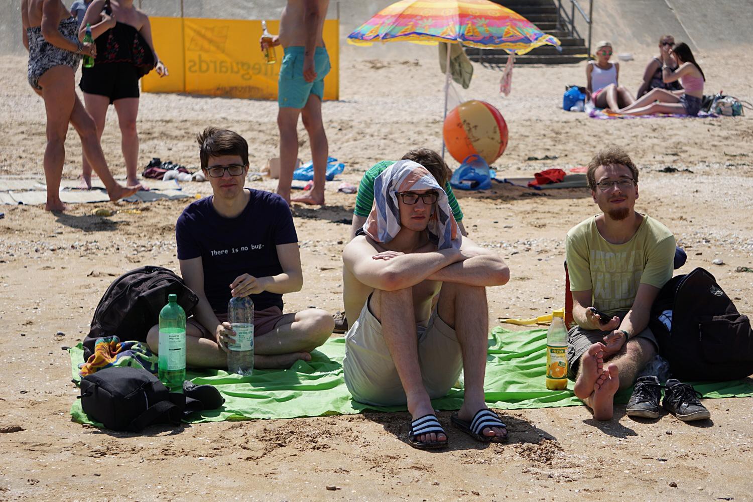 Kamaros am Sandstrand